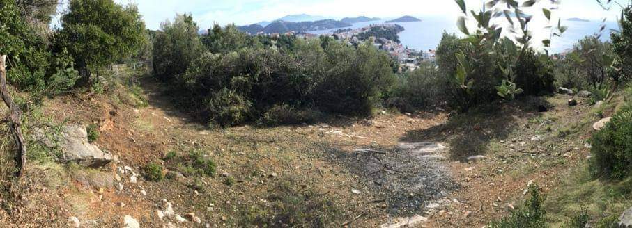 Small land 2.100m² with sea view for sale